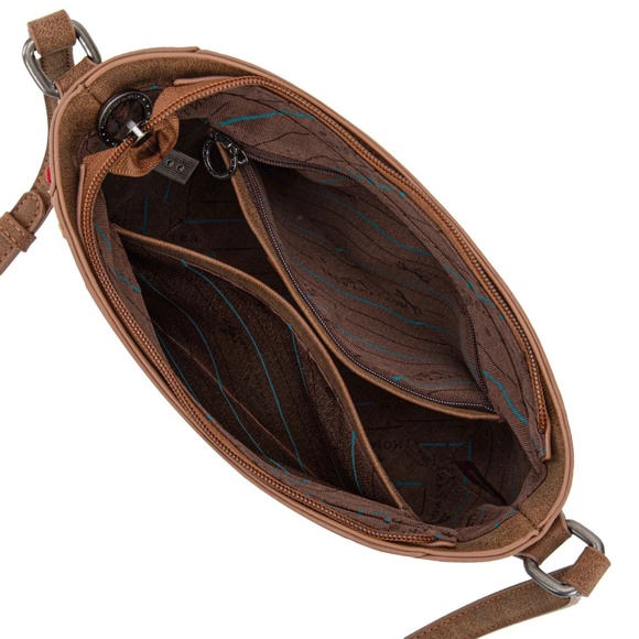 Montana West Embroidered Crossbody Brown - Picture 4 of 5